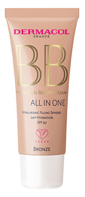 BB kreem Dermacol All In One SPF 30 Bronze, 30 ml цена и информация | Jumestuskreemid ja puudrid | hansapost.ee