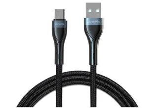 Кабель USB-A — USB-C PremiumCord 18 Вт, 1 м, черный цвет цена и информация | Кабели и провода | hansapost.ee