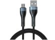 USB-A to Micro Cable PremiumCord 10W 1m, must цена и информация | Juhtmed ja kaablid | hansapost.ee