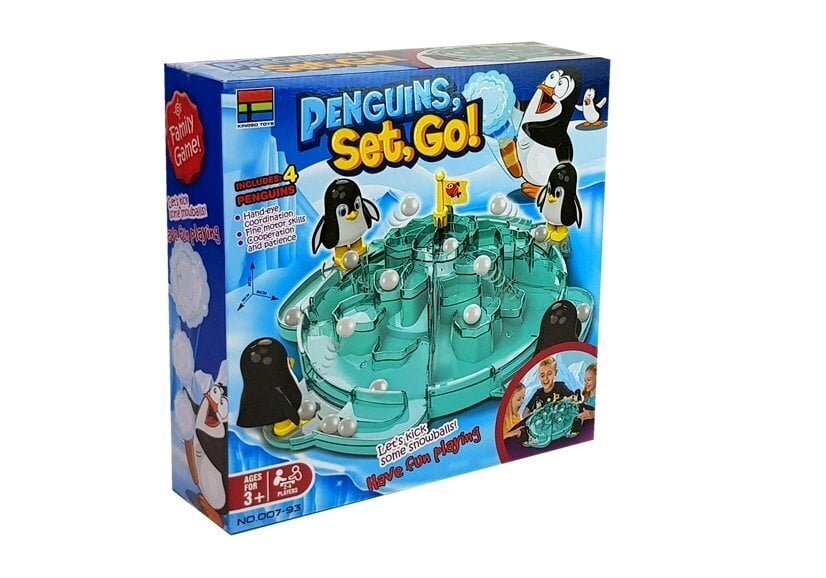 Lauamäng Penguins Set Go hind ja info | Mänguasjad poistele | hansapost.ee