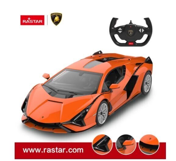 Juhitav mudelauto RASTAR R/C 1:14 Lamborghini Sian, 97700 цена и информация | Mänguasjad poistele | hansapost.ee