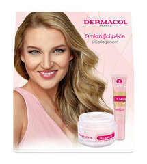 Komplekt Dermacol Collagen Plus II: päevakreem SPF 10, 50 ml + silmaümbrus- ja huulekreem, 15 ml hind ja info | Näokreemid | hansapost.ee