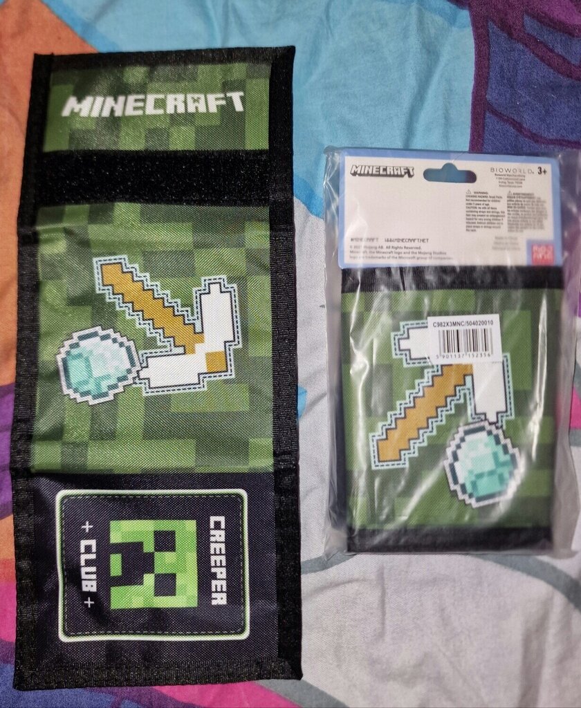 Rahakott Minecraft Creeper hind ja info | Aksessuaarid lastele | hansapost.ee