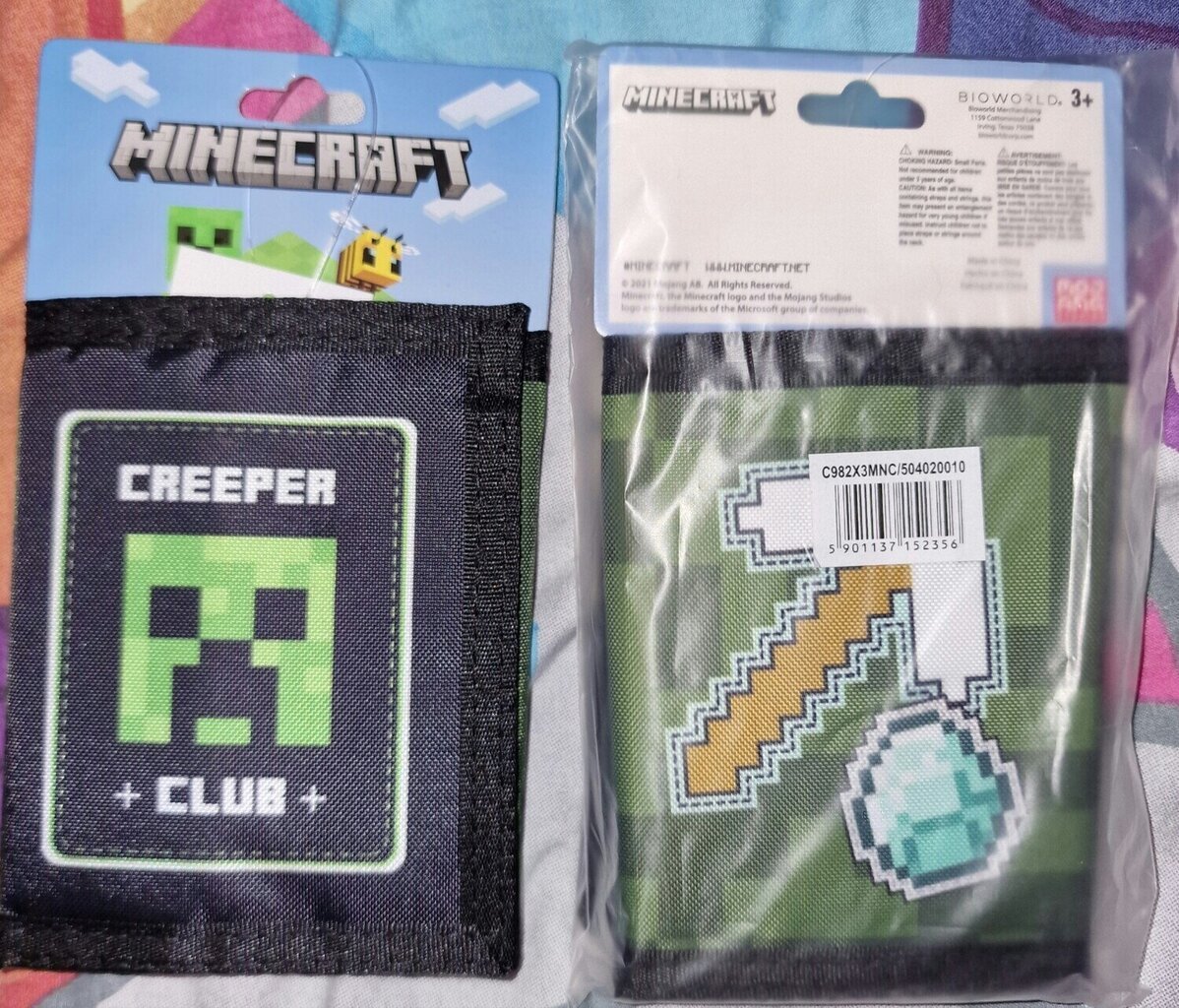Rahakott Minecraft Creeper цена и информация | Aksessuaarid lastele | hansapost.ee
