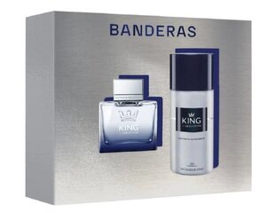 Подарочный набор Antonio Banderas King Of Seduction для мужчин: EDT 100 мл + дезодорант 150 мл цена и информация | Мужские духи | hansapost.ee