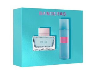 Komplekt Antonio Banderas Blue Seduction Woman naistele: tualettvesi EDT, 80 ml + deodorant-kehasprei,150 ml hind ja info | Parfüümid naistele | hansapost.ee