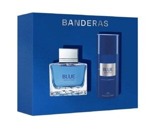 Подарочный набор Antonio Banderas Blue Seduction для мужчин: EDT 100 мл + дезодорант 150 мл цена и информация | Духи для Него | hansapost.ee