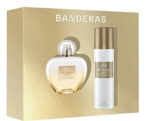 Подарочный набор для женщин Antonio Banderas Her Golden Secret: духи EDT, 80 мл + дезодорант, 150 мл цена и информация | Женские духи | hansapost.ee