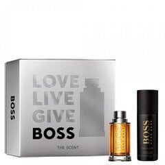 Komplekt Hugo Boss The Scent For Man meestele: tualettvesi EDT 50 ml + spreideodorant 150 ml цена и информация | Мужские духи | hansapost.ee