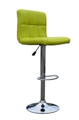 Kappa bar stool, lemon dim: 42X36.5/43X93.5/114CM, chrome base hind ja info | Köögitoolid, söögitoolid | hansapost.ee