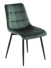 Lagos chair, 48x46x84cm, Velvet, Green цена и информация | Стулья для кухни и столовой | hansapost.ee