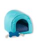 Kinnine magamisase koertele ja kassidele GoGift, 40x33x29 cm, sinine hind ja info | Pesad, asemed | hansapost.ee