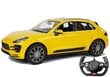 Auto Porsche Macan Turbo Rastar koos kaugjuhtimispuldiga 1:14, kollane цена и информация | Mänguasjad poistele | hansapost.ee