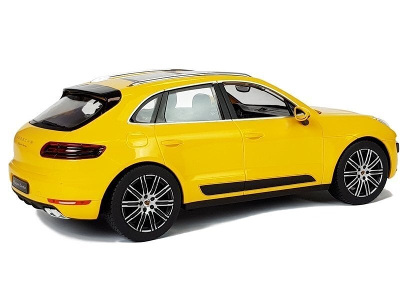 Auto Porsche Macan Turbo Rastar koos kaugjuhtimispuldiga 1:14, kollane цена и информация | Mänguasjad poistele | hansapost.ee