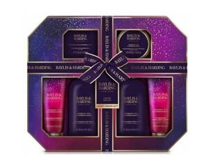 Набор косметики Baylis & Harding Midnight Fig & Pomegranate Ultimate Bathing Large: гель для душа, 300 мл + молочко для ванны, 300 мл + мыло, 150 г + крем для душа, 130 мл + бальзам для рук и тела, 130 мл + кристаллы для ванны, 100 г  цена и информация | Кремы, лосьоны для тела | hansapost.ee