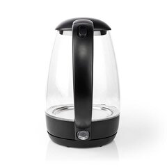 Nedis KAWK330EGS Electric Glass Kettle 1.7 l hind ja info | Veekeetjad | hansapost.ee