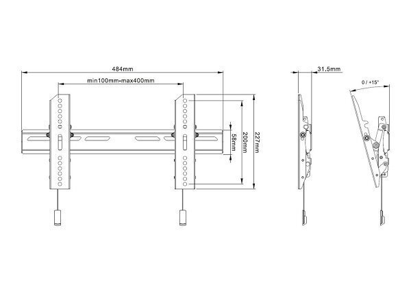 Multibrackets MB-6560 OLED TV Wallmount up to 32-65" / 50kg цена и информация | Teleri seinakinnitused ja hoidjad | hansapost.ee