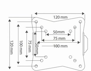 Nedis Bracket for TV 13-27 " / 30kg price and information | Teleri seinakinnitused ja hoidjad | hansapost.ee