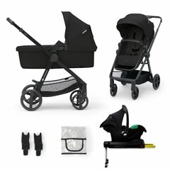 Универсальная коляска Kinderkraft Newly 4in1 Mink Pro, black цена и информация | Коляски | hansapost.ee