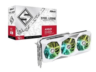 ASRock AMD Radeon RX 7700 XT Steel Legend OC (RX7700XT SL 12GO) цена и информация | Для видеокарт | hansapost.ee