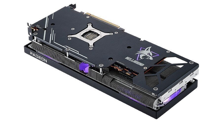 PowerColor Hellhound AMD Radeon RX 7700 XT (RX 7700 XT 12G-L/OC) цена и информация | Videokaardid | hansapost.ee