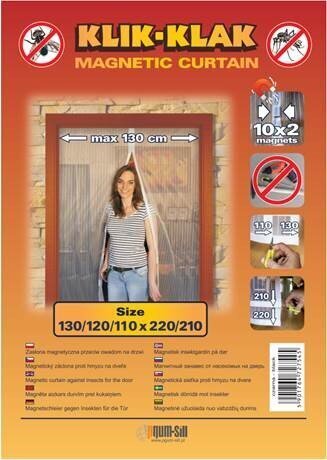 Magnetiline sääsevõrk uksele 110-130 x 210-220 cm, valge hind ja info | Sääsevõrgud | hansapost.ee