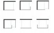 Defektiga toode. Dušisein Mexen Kioto, black mat/black frame 50,60,70,80,90,100,110,120,130,140x200 cm hind ja info | Defektiga tooted | hansapost.ee