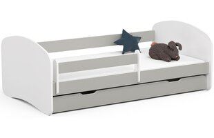 Товар с повреждением. Детская кровать NORE Smile, 180x90 см, белая/серая цена и информация | NORE Аутлет | hansapost.ee