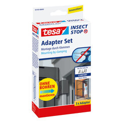 Adapter sääsevõrguga alumiiniumraamile Tesa Insect Stop Alu Frames Comfort, hall hind ja info | Tesa Mööbel ja sisustuskaubad | hansapost.ee
