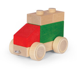 Klotsid "Väike ehitaja: transport" VARIS 4-osaline hind ja info | Varis Toys Laste mänguasjad alates 3.a | hansapost.ee
