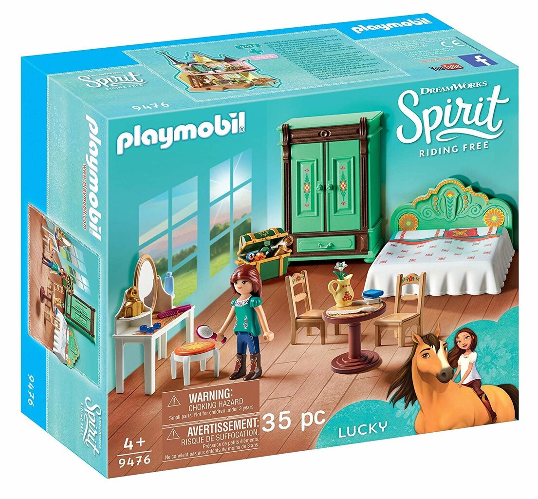 9476 PLAYMOBIL® DreamWorks Spirit, Lucky magamistuba hind ja info | Klotsid ja konstruktorid | hansapost.ee