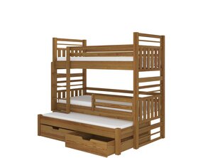 Товар с повреждением. Детская кровать Hippo 208x97x175см, коричневая цена и информация | Товары с повреждениями | hansapost.ee