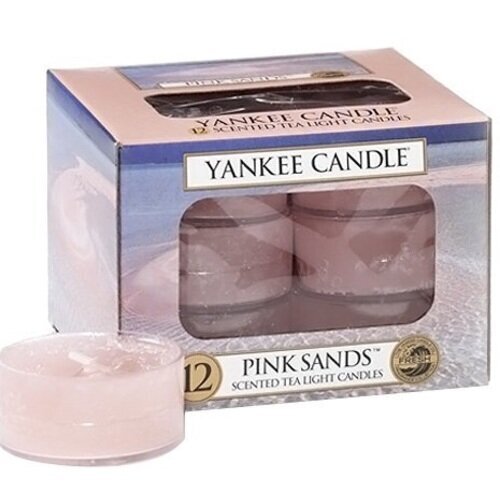 Küünlad Yankee Candle Pink Sands Candle - Aromatic tea candles (12 tk) 9.8g цена и информация | Küünlad, küünlajalad | hansapost.ee