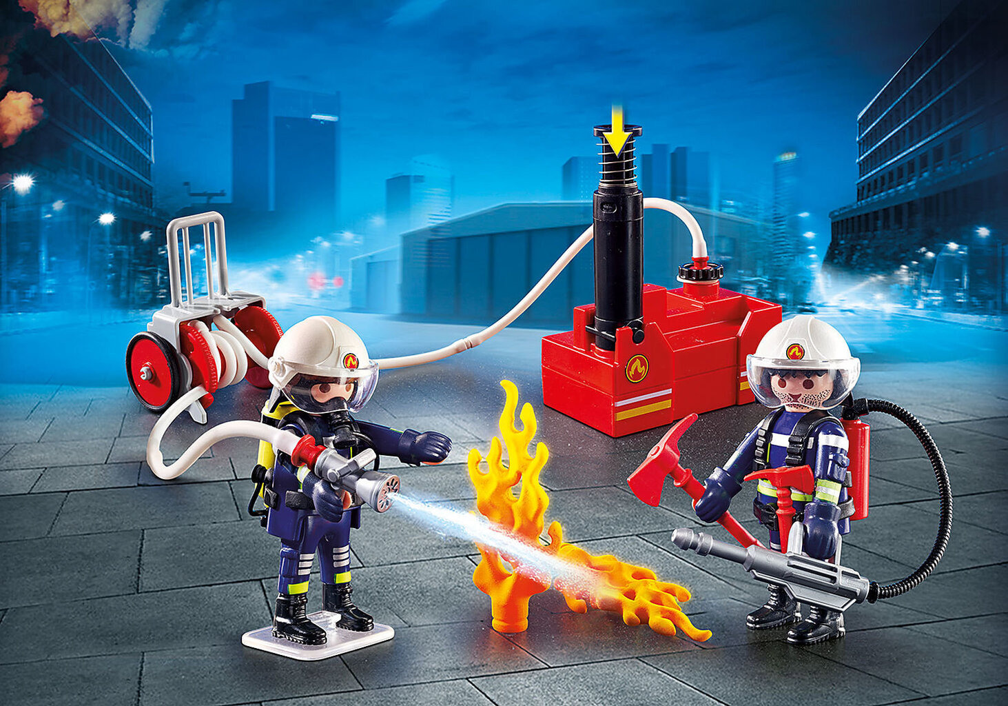 9468 PLAYMOBIL® City Action, Tuletõrjujad veevoolikuga цена и информация | Klotsid ja konstruktorid | hansapost.ee