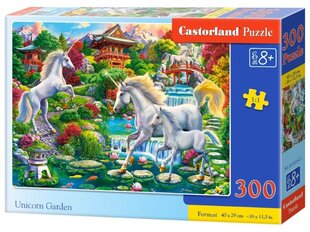 Pusle Castorland, 300 tk, Unicorn Garden hind ja info | Pusled lastele ja täiskasvanutele | hansapost.ee