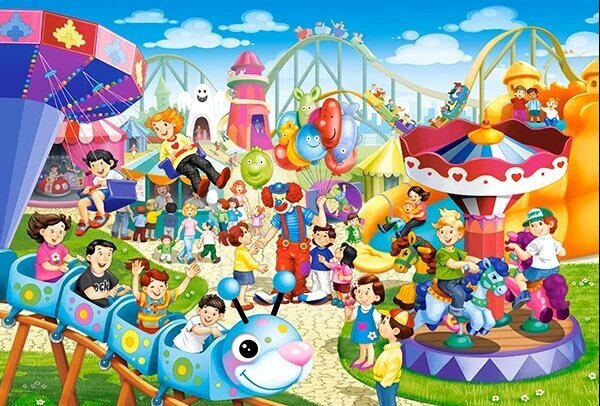 Pusle Castorland, 40 tk, Amusement Park цена и информация | Pusled lastele ja täiskasvanutele | hansapost.ee