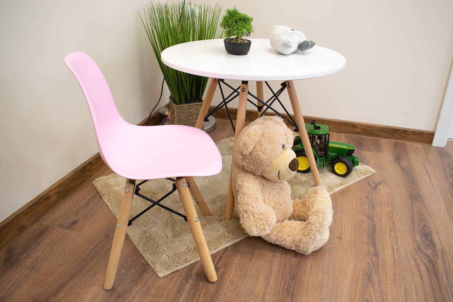 Lastetoolide komplekt Zubi, roosa, 2-osaline hind ja info | Lauad ja toolid lastele | hansapost.ee