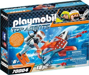 70004 PLAYMOBIL® Top Agents, Veealune tiib цена и информация | Конструкторы и кубики | hansapost.ee