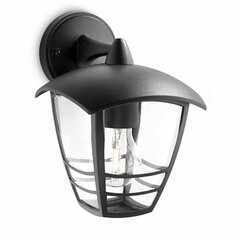 Настенный светильник Philips Creek Чёрный 60 W цена и информация | Уличные светильники | hansapost.ee