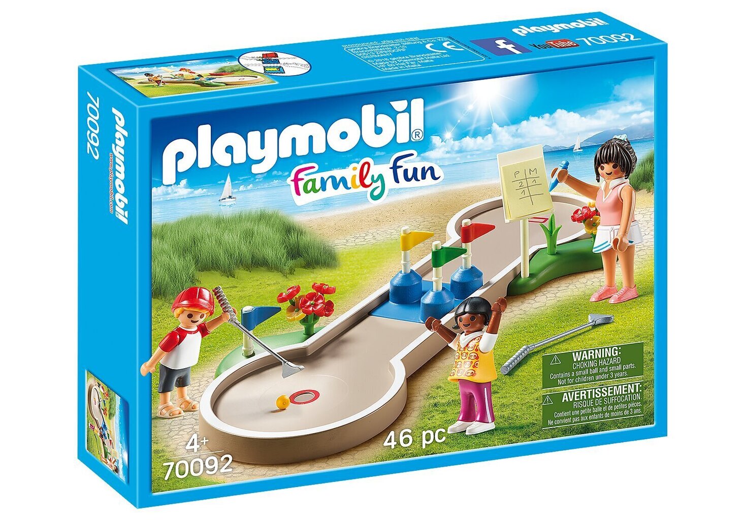 Minigolf 70092 PLAYMOBIL® Family Fun цена и информация | Klotsid ja konstruktorid | hansapost.ee