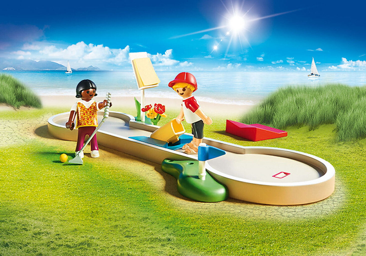 Minigolf 70092 PLAYMOBIL® Family Fun hind ja info | Klotsid ja konstruktorid | hansapost.ee