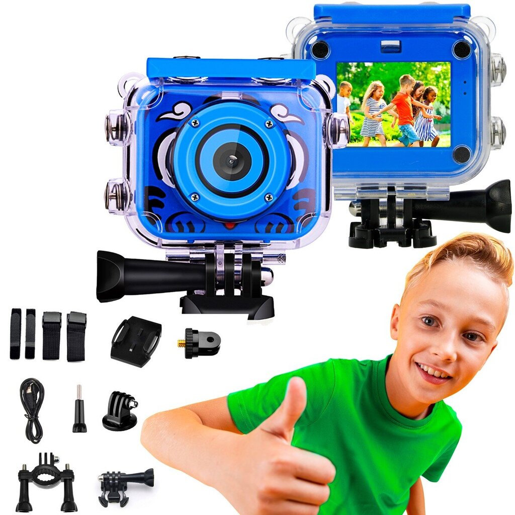 Extralink Kids Camera H18 Blue цена и информация | Videokaamerad | hansapost.ee