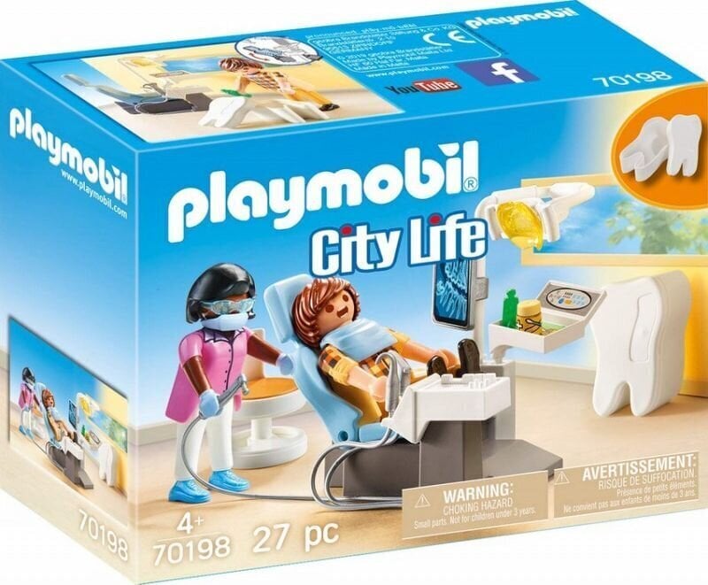 70198 PLAYMOBIL® City Life Hambaarsti kabinet цена и информация | Klotsid ja konstruktorid | hansapost.ee