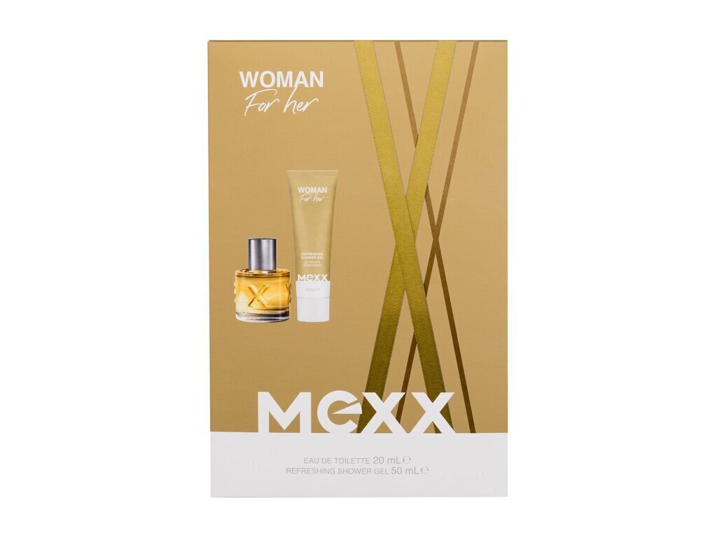 Kinkekomplekt Mexx naistele: tualettvesi Edt 20 ml + dušigeel 50 ml hind ja info | Parfüümid naistele | hansapost.ee