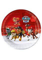 Taldrikud Paw Patrol, 8 tk., 23 cm цена и информация | Праздничные декорации и посуда | hansapost.ee