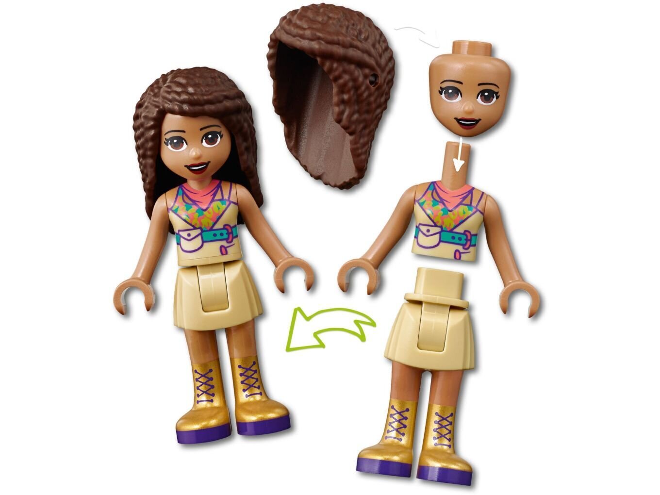 41423 LEGO® Friends Tiigri päästmine džunglis kuumaõhupalliga hind ja info | Klotsid ja konstruktorid | hansapost.ee