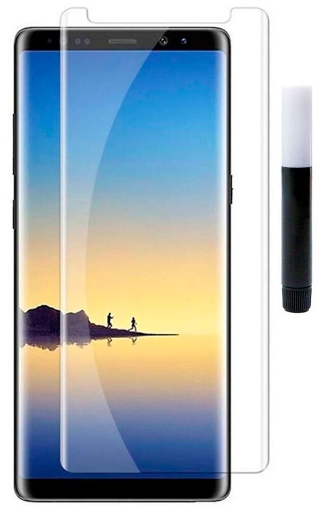 Evelatus Clear Glass UV + Samsung Galaxy Note 8 hind ja info | Ekraani kaitseklaasid ja kaitsekiled | hansapost.ee