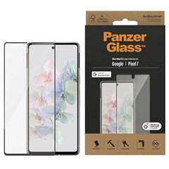 PanzerGlass Ultra-Wide Fit Pixel 7 Screen Protection Antibacterial czarny|black 4772 цена и информация | Защитные пленки для телефонов | hansapost.ee