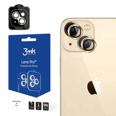 Защитное стекло для телефона Apple iPhone 15 - 3mk Lens Protection Pro Yellow screen protector цена и информация | Защитные пленки для телефонов | hansapost.ee