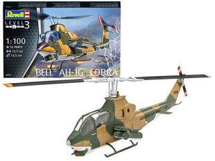 Конструктор для склеивания Helicopter AH-1 COBRA, 52 элемента цена и информация | Конструкторы и кубики | hansapost.ee